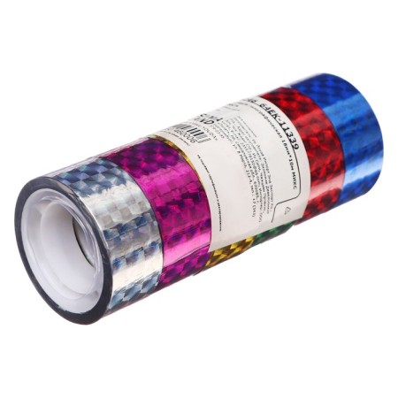 Adhesive tape holographic 18 mm x 10 m., Mix-1