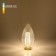 Filament LED lamp "Candle" C35 Elektrostandard, 35x35x98 mm, 9W, E14, 1000lm, 4200K