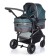 Stroller Transformer 2 in 1 ACARENTO Essenza, Dark Cyan color