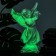 Luminous figure "Angel with a lantern" 23x14x38cm