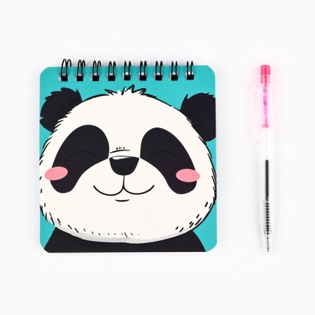 Gift set of notebook 48 sheets + Panda handle "-1