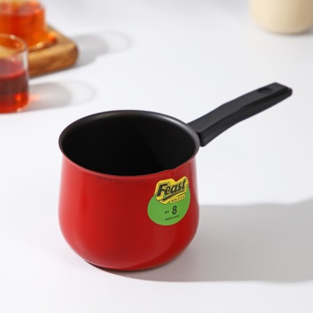 Turk "Corsica", 550 ml, 20.5 × 10.5 × 8.5 cm, anti -stick coating, red color-1