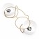 Ceramic bowls on a stand 2 x 250 ml