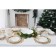 Porcelain dessert shade "Festive mood", d = 20.5 cm, white color