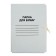 Calligrata ties folder with ties, unlawed cardboard, 370 g/m2, white, up to 200 liters