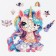 Puzzles wooden figured children's “Fabulous unicorn”, 75 elements