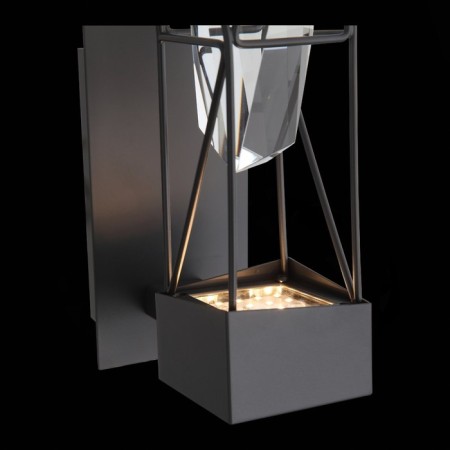 Sconces st. SL815.301.01. Progetto. 1x6 W, LED, 4000K, 594 LM, 9.1x33 cm, color gray graphite-11