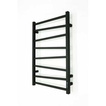Electric towel Grois Zigzag, 500x800 mm, 8 crossbars, lower rights, black-1