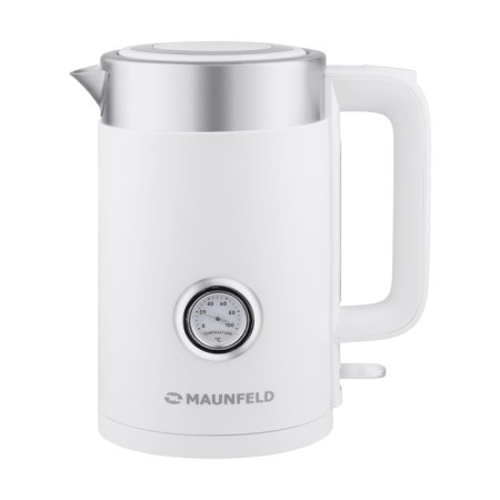 Teapot Maunfeld MFK-6311W, Metal, 1.7 L, 2200 W, White