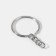 The base for the key fob, with a chain, d = 25 mm, 10 pcs, silver color
