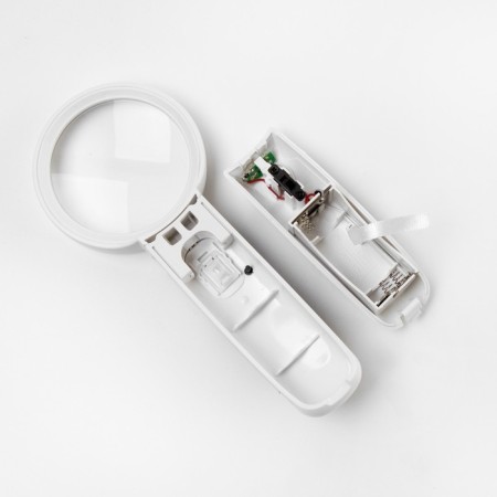 Lupa with backlight, removable lenses 60.35mm-5