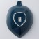 Ceramic “Artishki” salad bowl, blue, 20 x 17 cm, 600 ml, blue color