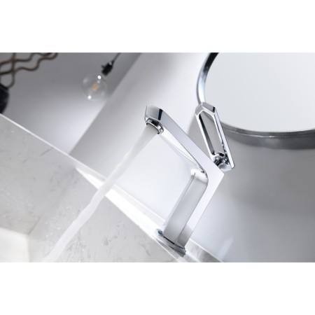 Lemark Prizma LM3906C shell mixer, single -legged, surge length is 126 mm, chrome-2