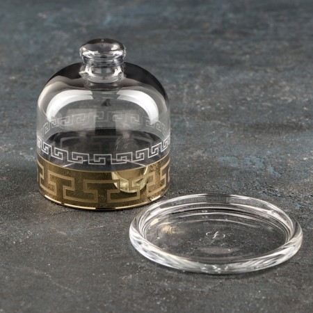 Lemonnitsa "Nero", D = 10 cm, gold pomp-1
