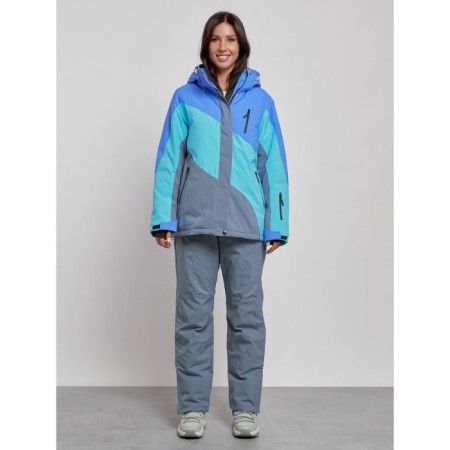 Ski costume female, size 58, blue color