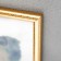 Photo frame plastic 21x30 cm (509) gold