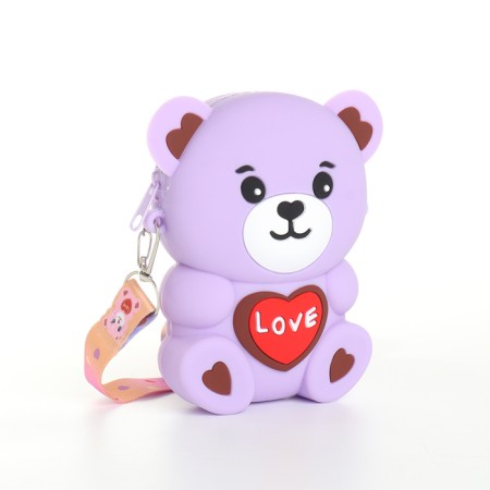 Bag's bag with lightning, lilac color