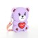 Bag's bag with lightning, lilac color