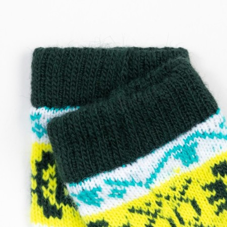 Nosk children's woolen, dark green color, size 11-12-1