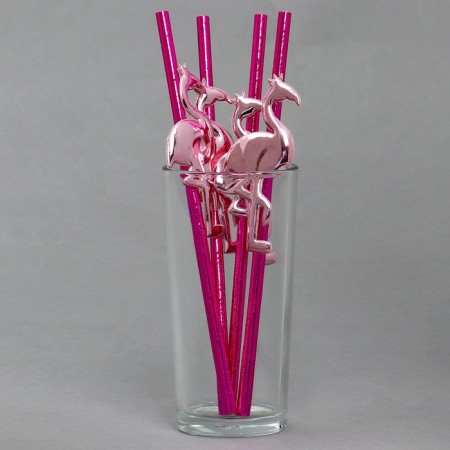 Tubes for the Flamingo cocktail, in the set 4 pcs.