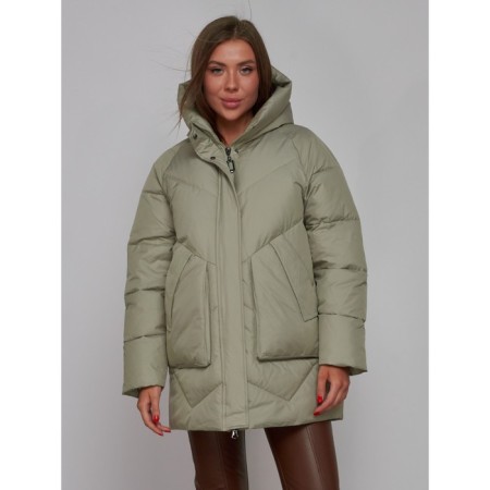 Winter jacket, size 50, light green color-7