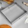 Baking form with sizes “square”, h -5 cm, 16x16 - 28x28 cm