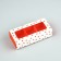 Box for 3 sweets with cells "Hearts", 13 x 3 x 5.5 cm