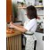 PRIMAVERA Apron, size 60x80 cm, leaves, green