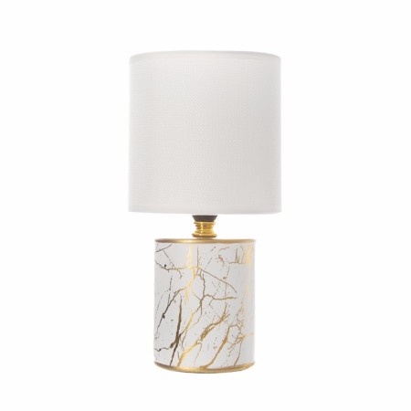 The desktop "Juno" E14 40W is a white-gold 13x13x26.5 cm-7