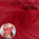 Corset, 45 g/sq. meter, 150 × 100 ± 10 cm, red color