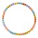 Developing game "A little animals, bugs and various birds. Circle domino "