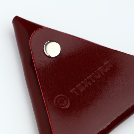 Monetnik on the button, Textura, burgundy color-4