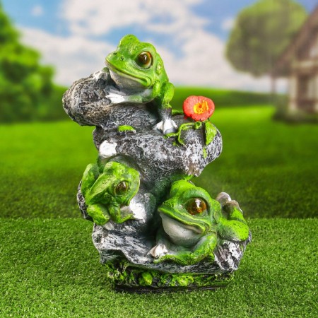 Garden figure "Frogs on the stones" 36x26cm