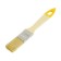 Flat brush "Akor" metropolitan, artificial bristles, plastic handle, 25x8 mm