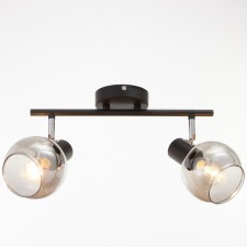 Chandelier 79702/2 2x60W E14, black/gray 35x15x13 cm