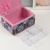 Casket for needlework "Kaleidoscope flowers" 19x26x14.5 cm