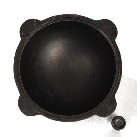Kazan with a lid, 6 l, round bottom-3
