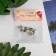 Brads for scrapbooking "half -dumping" set of 10 pcs mix 2.1x1.2x1.2 cm