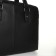 Male bag, guran tomp, artificial leather, black color
