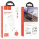 Network charger Hoco C88A, 2 USB, 2.4 A, Lightning cable - USB, 1 m, white