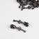 Automatic lock for lightning "Spiral", No. 5, decorative, 10 pcs, black nickel color