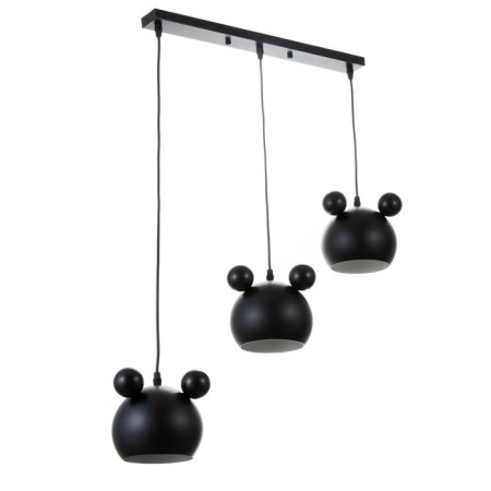 Bayerlux lamp "Barney" 3he27 40W black 21x51x21-120cm