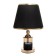 Ariadne's table lamp E27 40W black and gold 25x25x39 cm Risalux