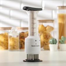 TELDERIZER for meat 2 in 1 MAGISTRO: Fitting meat + syringe with marinade