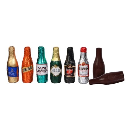 New Year. Figure chocolate Bohte Select by Abtey, with alcoholic filling, assorted, 13 g-3