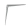 Palladium bracket, 250x200 mm, silver color