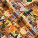 Glossy packaging paper "New Year's posters", 70 x 100 cm, 1 sheet