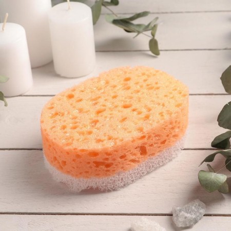 Body sponge massage “Emotion”, 13 × 8.5 × 5 cm cm, color mix-1
