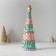 Souvenir Polystone "Fir -tree Fir -shaped with gingerbread" 9x8.5x25 cm