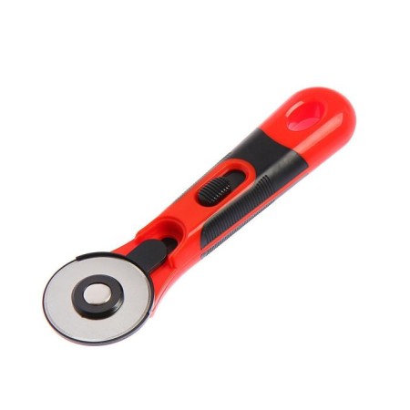LOM discount knife, plastic case, blade-cloth, 45 mm + gift of rollers-3 pcs.-4